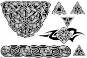 Celtic Tattoo Designs Sheet 172